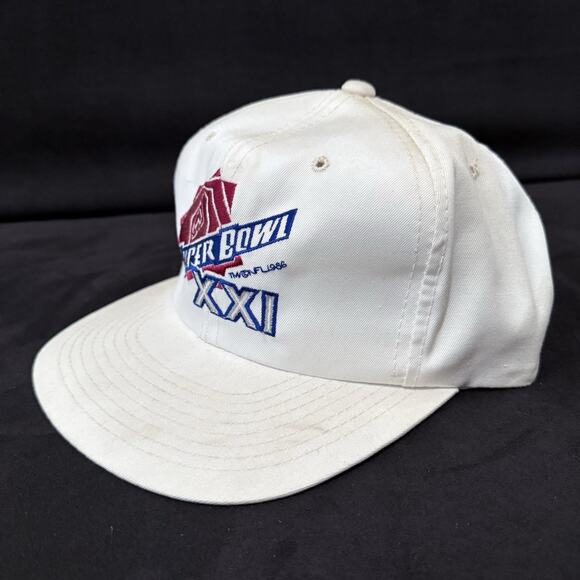 Vintage 1986 Sports Speciaties Hat Cap Super Bowl XXI Snap Back Giants Broncos - Picture 2 of 7